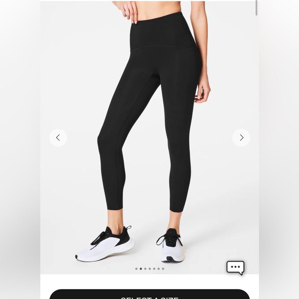 SPANXshape Booty Boost 7/8 Leggings size small black
